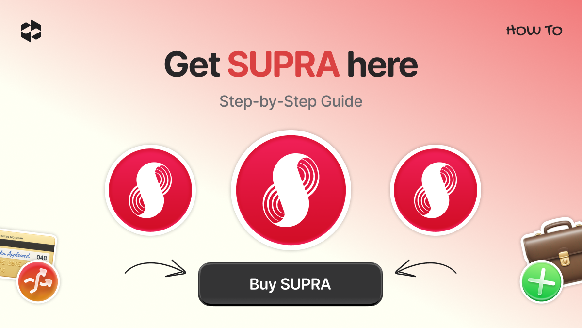 Getting SUPRA on LetsExchange is easy