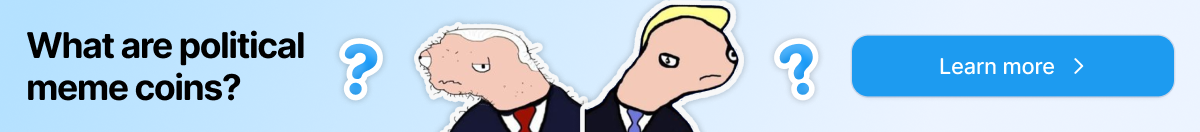 Definition of political meme coins and examples of these assets