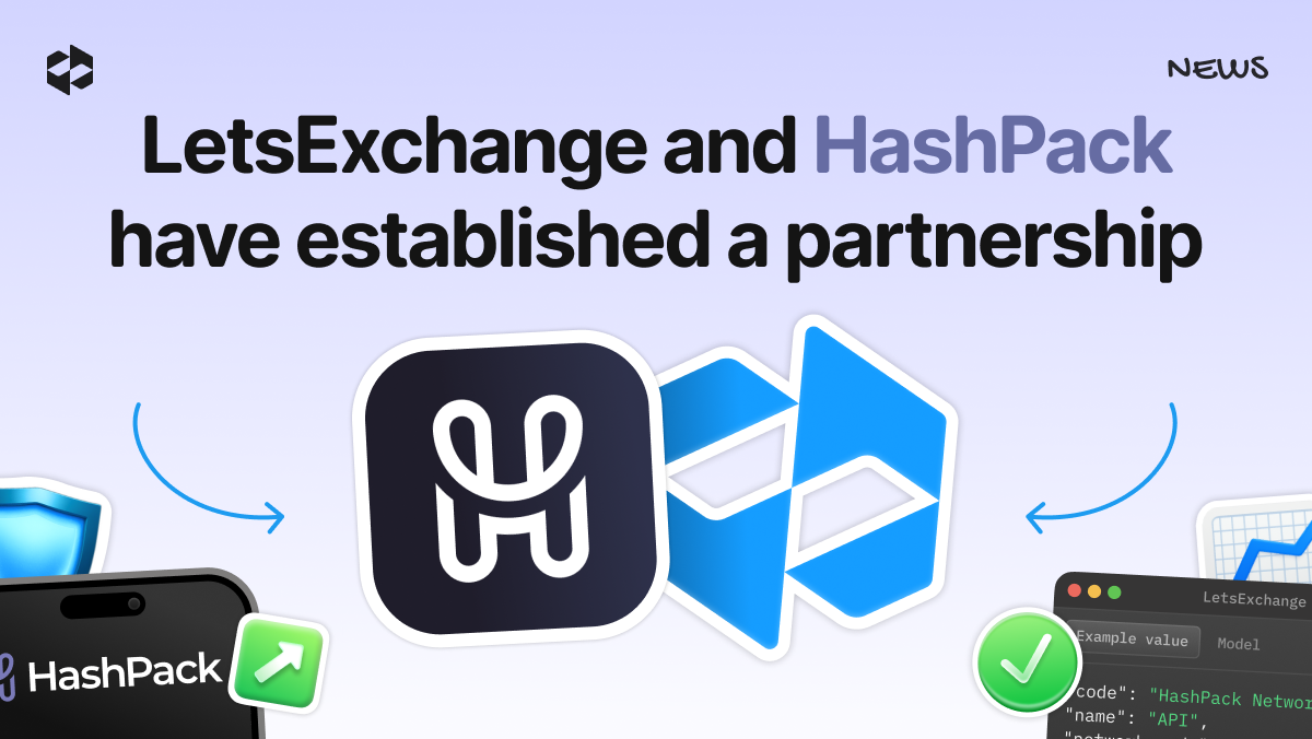LetsExchange and HashPack have established a partnership